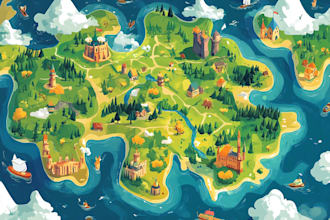 do vector map illustration and event map