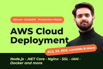deploy your web app on AWS ec2, s3, rds, lambda and more