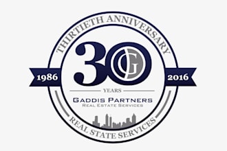design an elegant anniversary logo for special celebrations