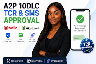 do a2p 10dlc registration website tcr compliant