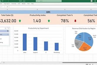do data analytics, dashboard creation, and excel sheets automation