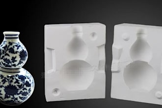 do 3d mold ceramic metal plaster 3d printing plastic injection mold clay casting