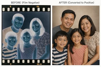 convert 35mm film negatives into clear digital images