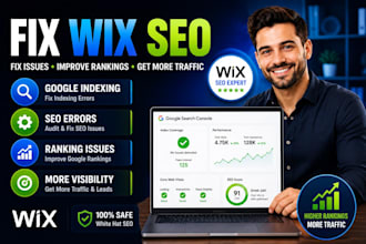 fix wix SEO issues, website errors and redesign your wix site