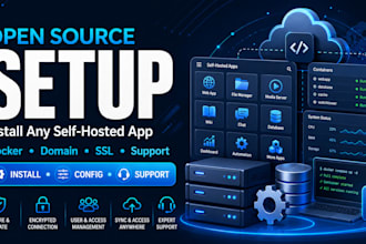 install and configure open source software on your vps