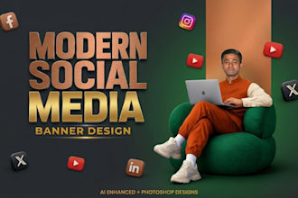 design facebook banners, covers and social media banners
