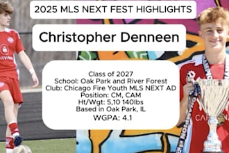 create a professional soccer recruiting highlight video