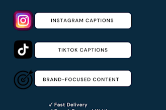write engaging social media captions for your brand