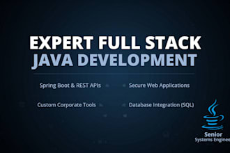 develop secure full stack java web applications and internal tools