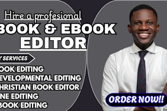 be christian book editor proofread daily devotional book developmental editor