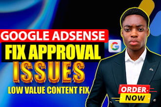 fix google adsense approval and low value content issues