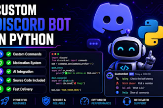 create a custom discord bot in python