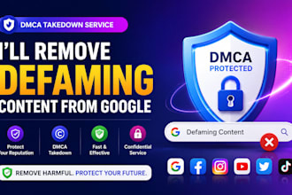 remove defaming content from google under dmca