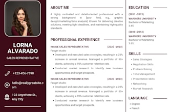 design a professional ats friendly resume and CV