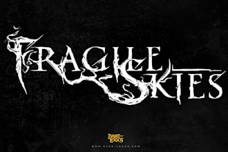 design modern metal hardcore band logo