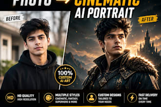 create stunning cinematic ai portraits from your photo