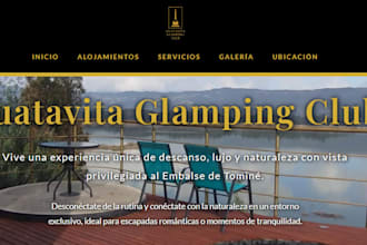 design a premium multilingual corporate landing page