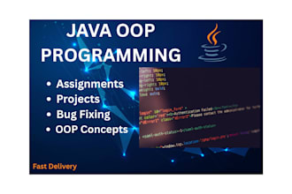 help with java programming and object oriented projects