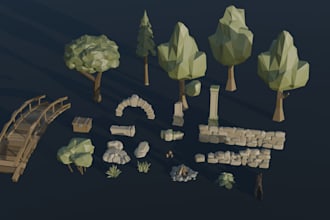 be your roblox builders and modelers for game assets, ugc, low poly, in 4 hours