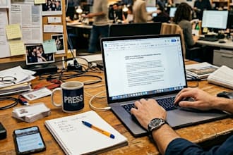 write your professional news article or press release