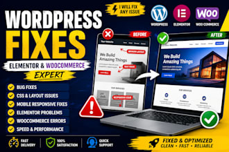 fix wordpress elementor and woocommerce issues