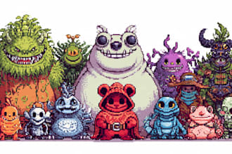 do pixel art for you