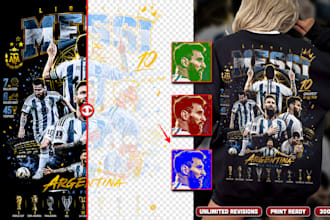 create custom dtf dtg halftone t shirt design from photo