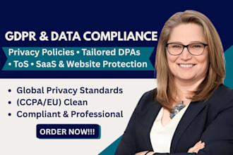 draft gdpr privacy policy data protection agreement dpa for website and saas