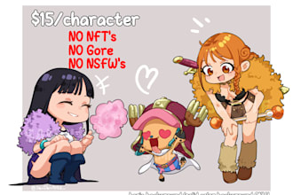 semi anime stylize chibi