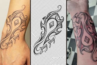 create custom tribal tattoo designs for full sleeves, back, chest, in any style
