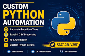 create custom python automation scripts for repetitive tasks