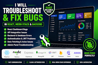 fix react admin dashboard and backend issues