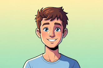draw cartoon avatar portrait of you