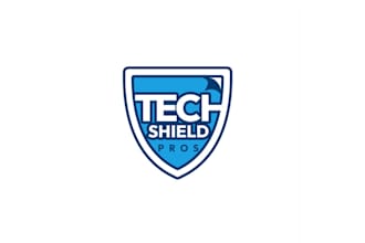 design tech shield pros parent brand logo