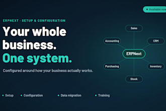 set up, configure and customize erpnext for your business, data migration
