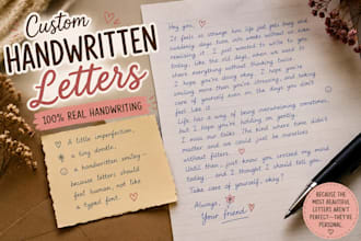 do personalized letter writing