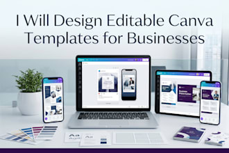 design editable canva templates for businesses