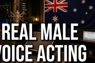 be your australian male voice over and voice actor