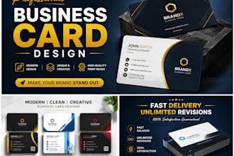 design modern business cards for your business