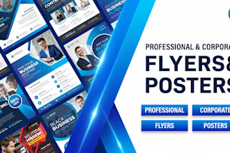 design professional corporate flyers and posters