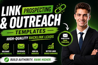 do link prospecting and outreach templates, high quality backlink leads