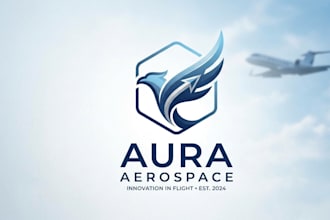 create a wonderful aviation logo for your company