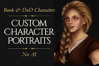 create a character portrait for your novel or dnd campaign