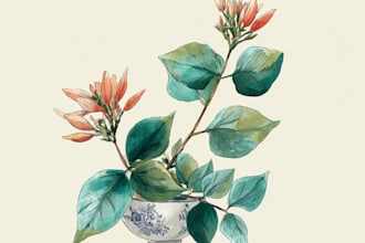 do watercolor illustrations for your design