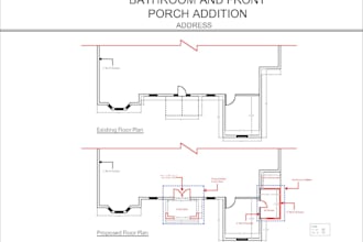 draw house extension and loft conversion building regulation drawings
