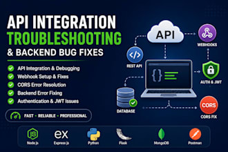 fix API integration, webhook and cors errors