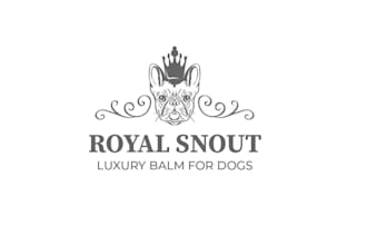 design luxury trendy dog product logo