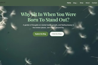 create your own personal website from scratch