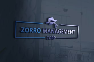 create modern minimalist logo design with free 3d mock up