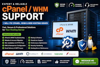 fix cpanel whm and web hosting server issues